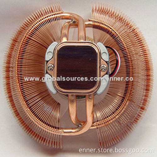Pure copper fin CPU cooling fans, powerful effect is high